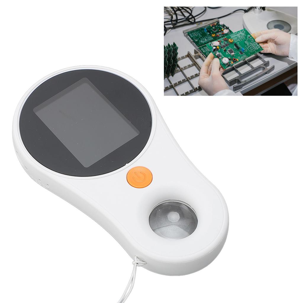 NaMacro Microscope with 8 LEDs 2MP Lens Fixed   2.0 Inch   Color Screen 500X Handheld Magnifying Glass