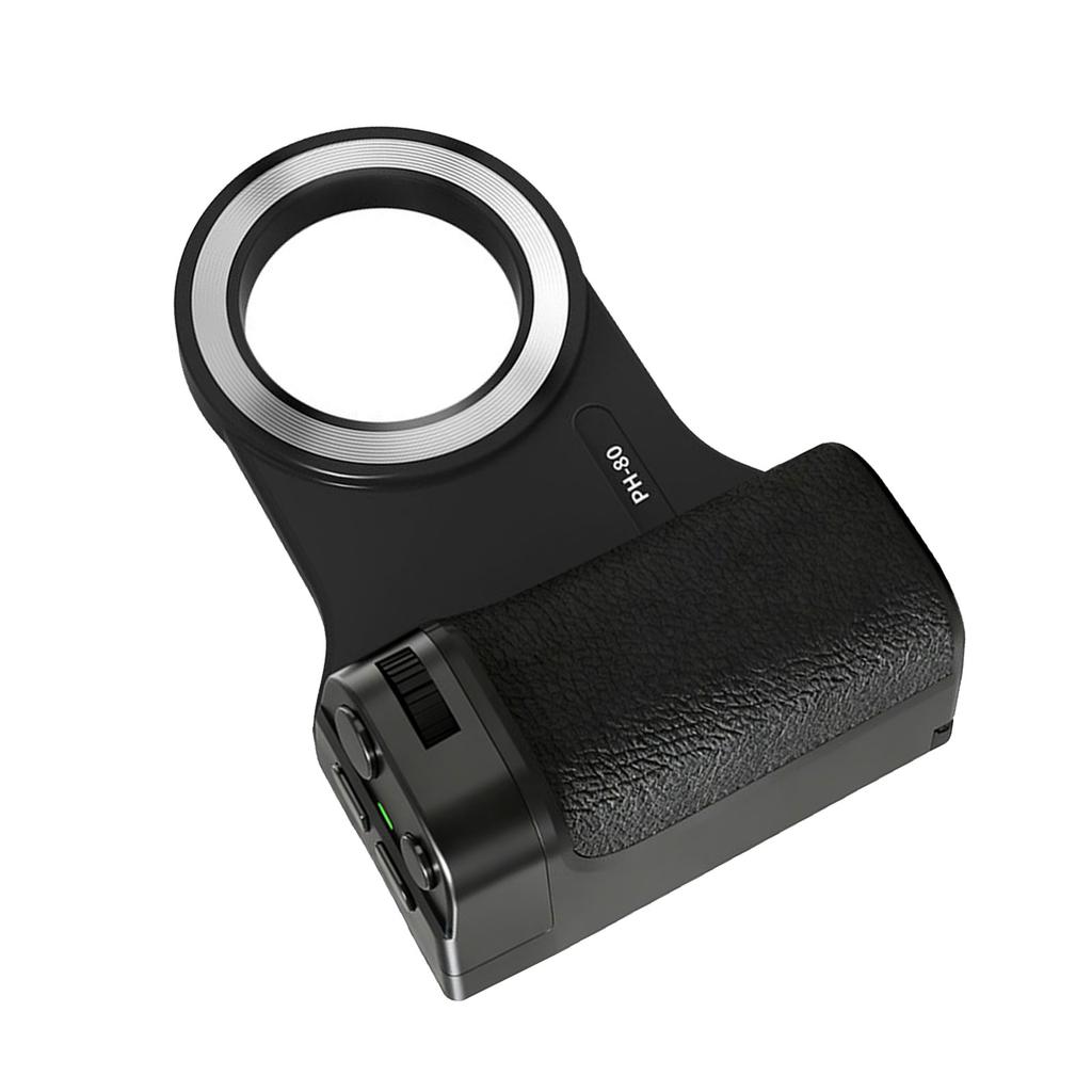 Adjustable Phone Camera Grip With Magnetic Mount 1Hand Operation For Content Creators Videos Smartphone Shoot Holder