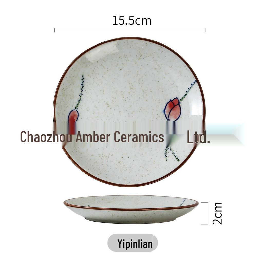 6-Zoll Chinesische Keramik Knochenschale für Obst, Gebäck oder Speisereste