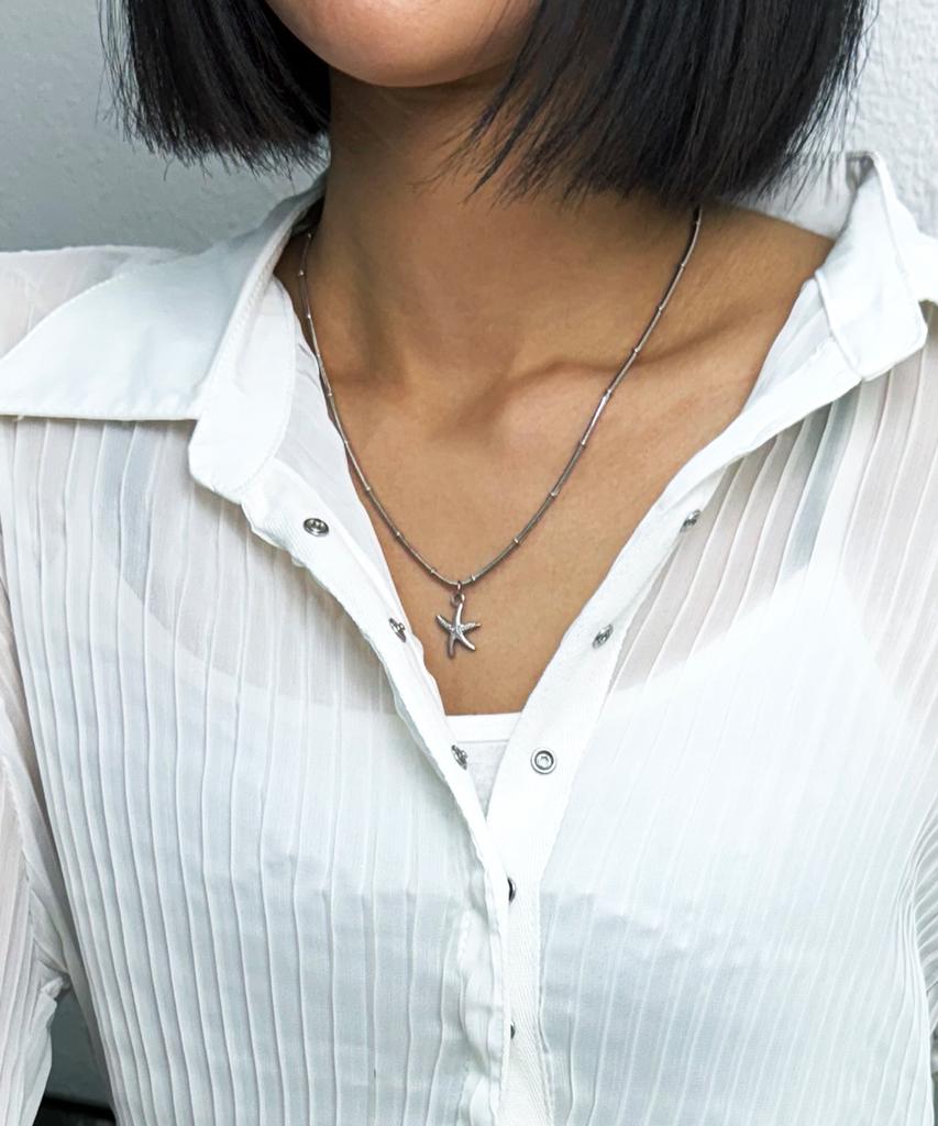 Ssy Starfish Ocean Chain Necklace