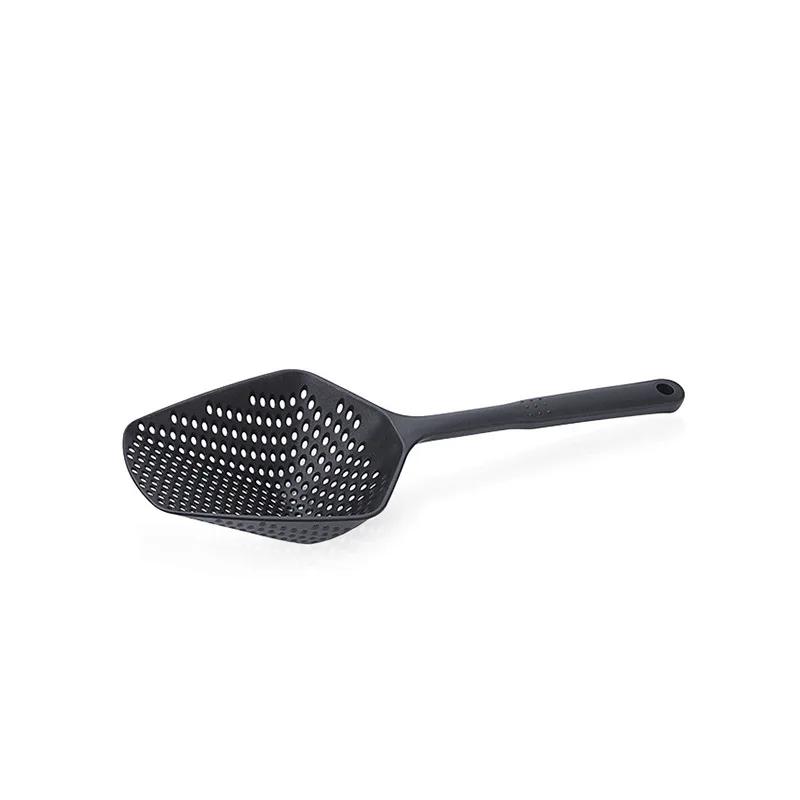 Portable Nylon Kitchen Soup Spoon Strainer Colorful Ladle Anti-scald Skimmer Fry Food Mesh Handy Filter Colanders Kitchen Tools