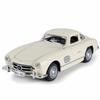 1:32 Scale 300SL Miniature Vintage Car Model Toys Alloy Diecast Sound Light Doors Opened Pull Back Ornament Model for Kids Gifts