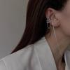 Cuff Earrings Chain No Piercing Clip Design Simple Stylish Non-allergenic Comfortable To Wear Faux Pearl Ear Bone Clip