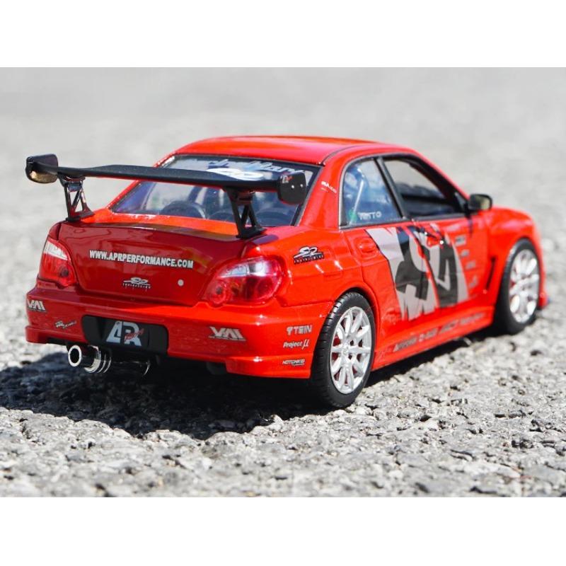 WELLY 1/24 APR Subaru Lmpreza Performance Alloy Car Diecasts & Toy Vehicles Car Model Miniature Scale Model Car Toy for Children