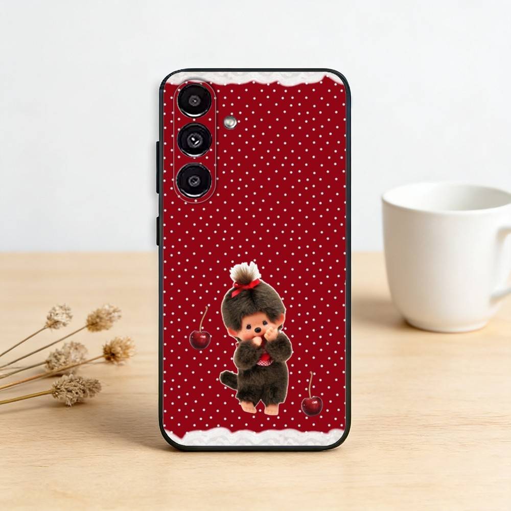 Cute Monchhichis Phone Case For Samsung Galaxy A20,21s,22,31,32,52,53,72,73,80,91 Soft Black Shell