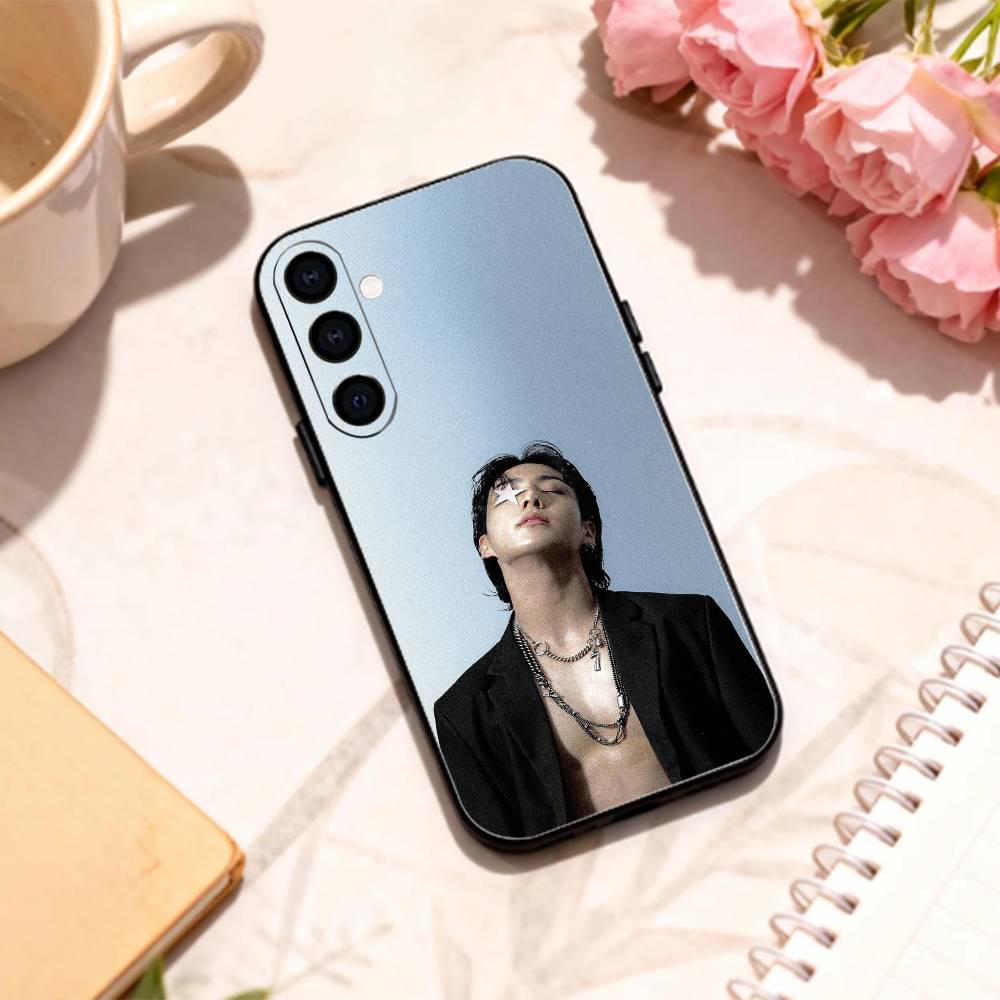 cool K-Kpop J-JungkookS phone Case For Samsung Galaxy A73,A72,A71,A70,A53,A52,A51,Others Soft Black Shell