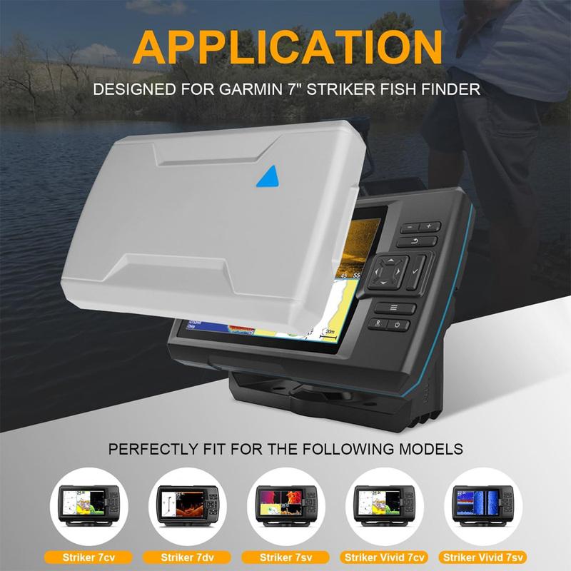 010-12441-02 Protective Sun/Dust Cover for Garmin 7" Striker Fish Finder, Fit for Striker 7cv, 7dv, 7sv, Vivid 7cv, Devices