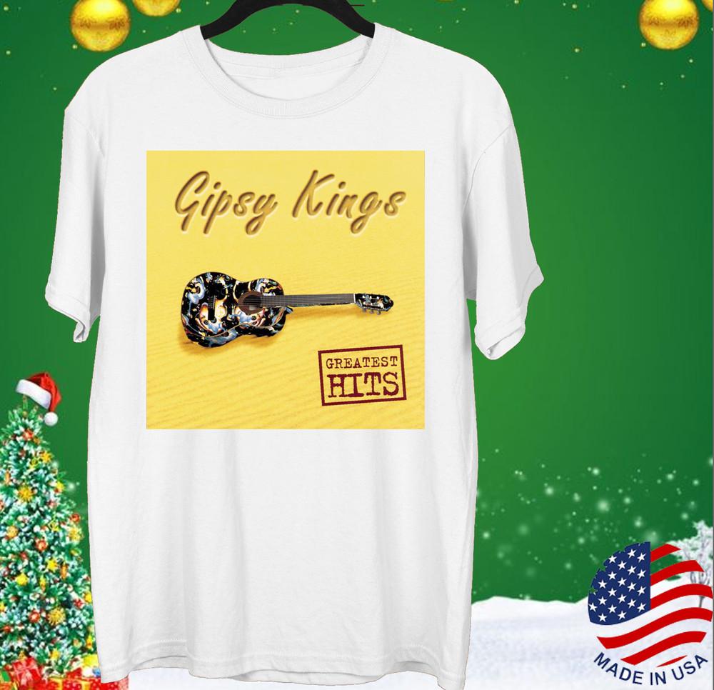 

Gipsy Kings band album T-shirt White Short Sleeve All Sizes S to 5XL Unisex T-Shirt L