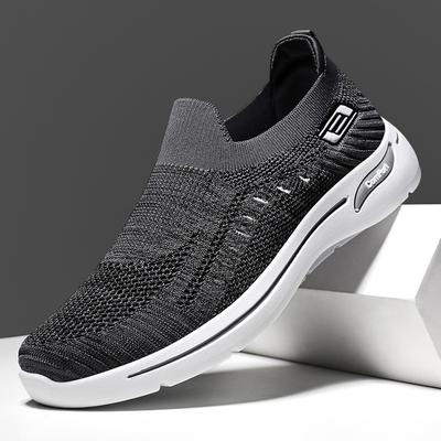 Schuhe Herren Sommer neue Herrenschuhe lässige Herren Fly-Knit Laufschuhe Stoffschuhe atmungsaktive Paar Sportschuhe Herren