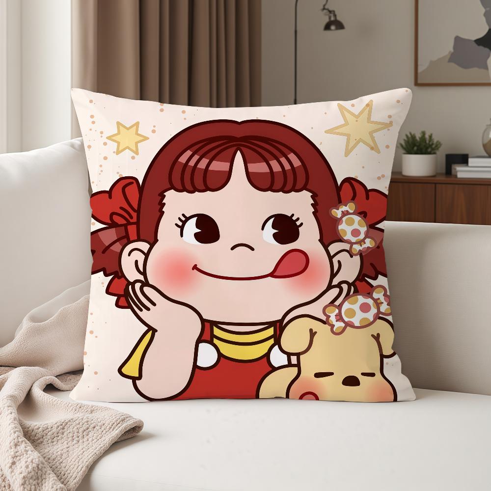Cute Cartoon FFujiya Pillow Case Suitable For Bedrooms Living Rooms Cars Home Decoration