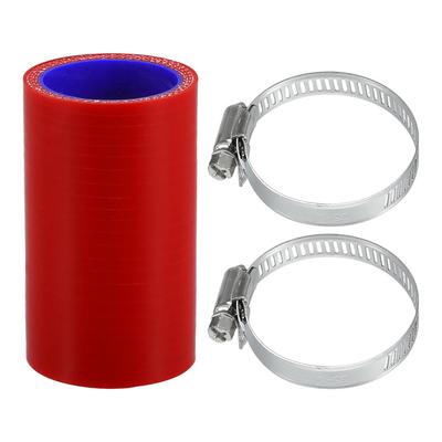 X AUTOHAUX Silikon Hortum Hortum Kelepçeli Silikon Tüp İntercooler Turbo Giriş Radyatör Hortumu