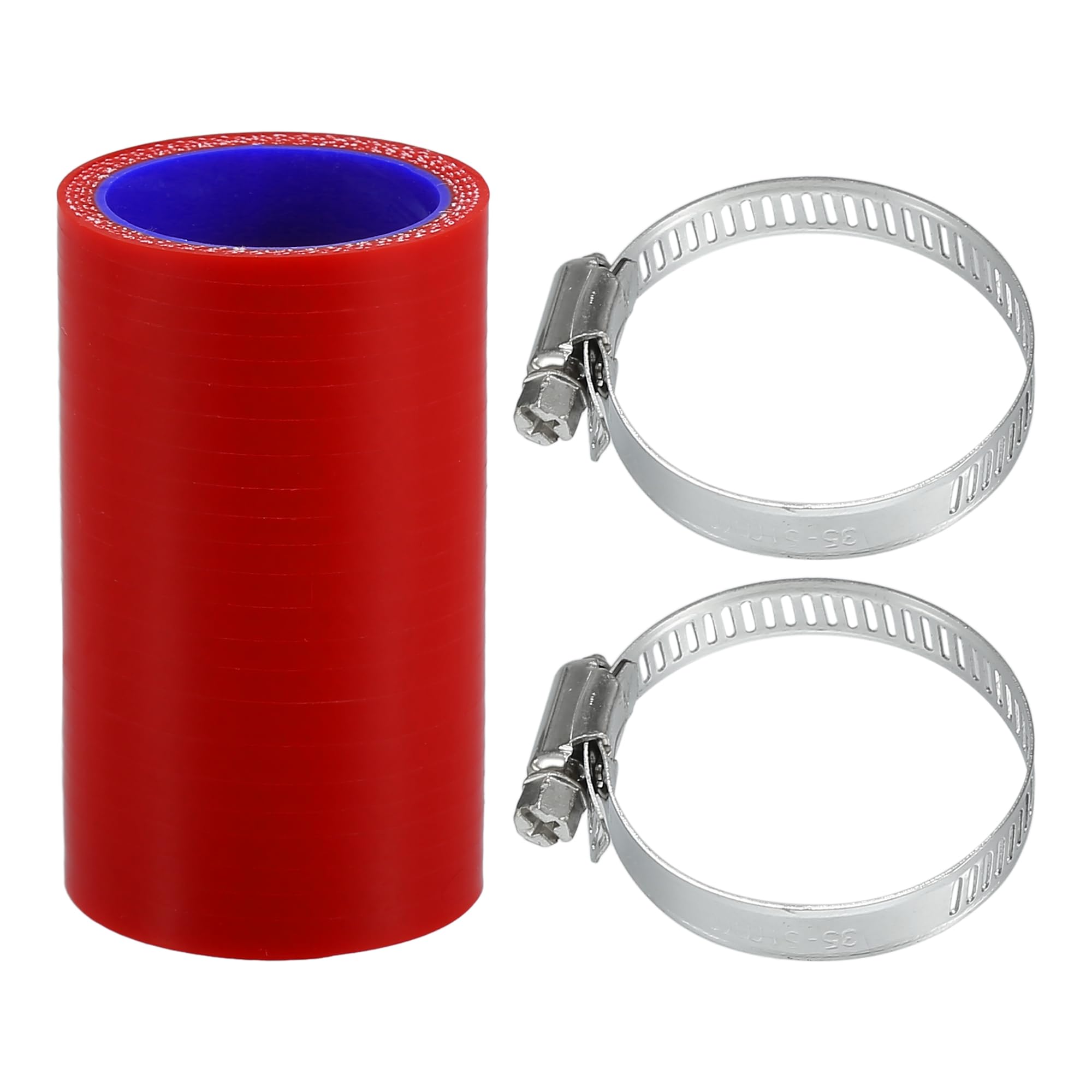 

X AUTOHAUX Silicone Hose Silicone Tube with Hose Band Intercooler Turbo Intake Rajeter Hose Inner diameter 35mm синій