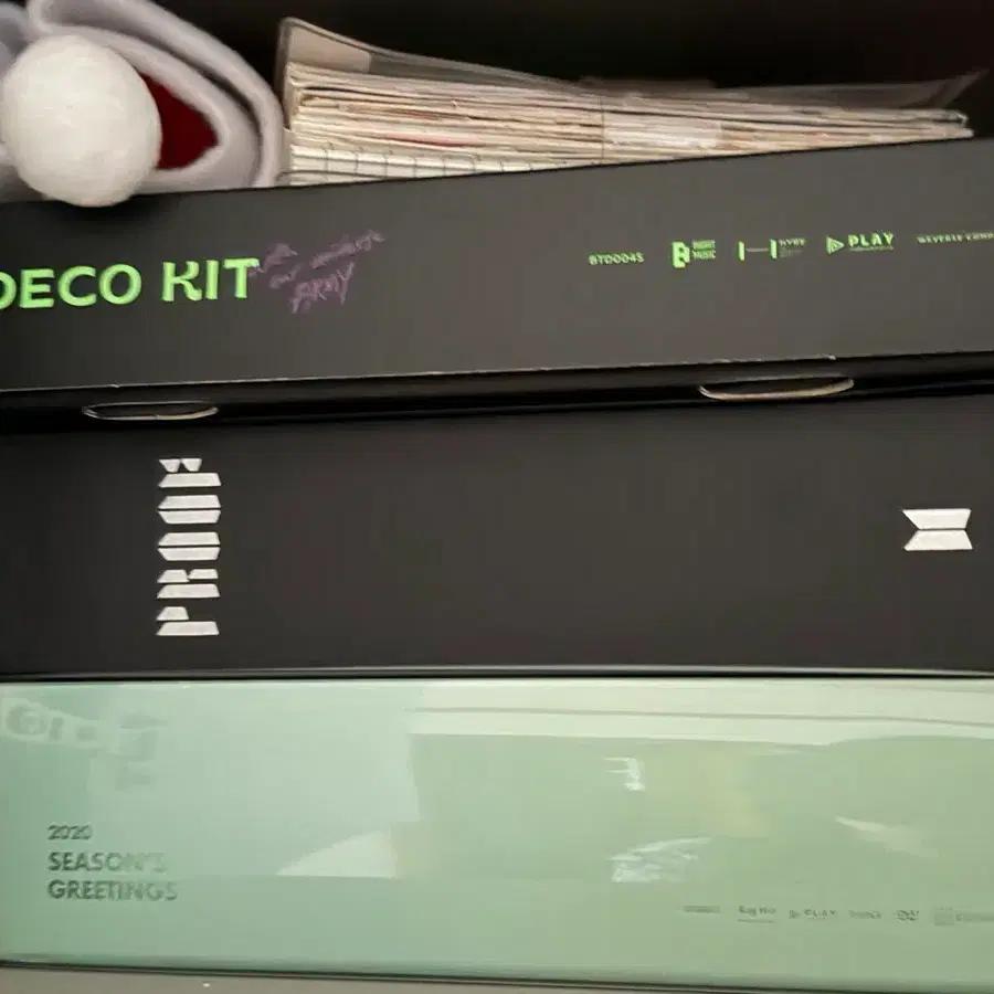 BTS albums and light stick