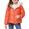 Kids' Ear Pocket Coat - Solid Color Short Cotton Jacket