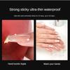 Jelly Glue Stickers pro Nail Art a umělé nehty – 30 listů transparentního a univerzálního vylepšení nehtů