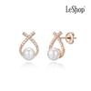 [LsSHOP] 14K Glacier Pearl Earrings (Gold Plated)_LJ5112BRE