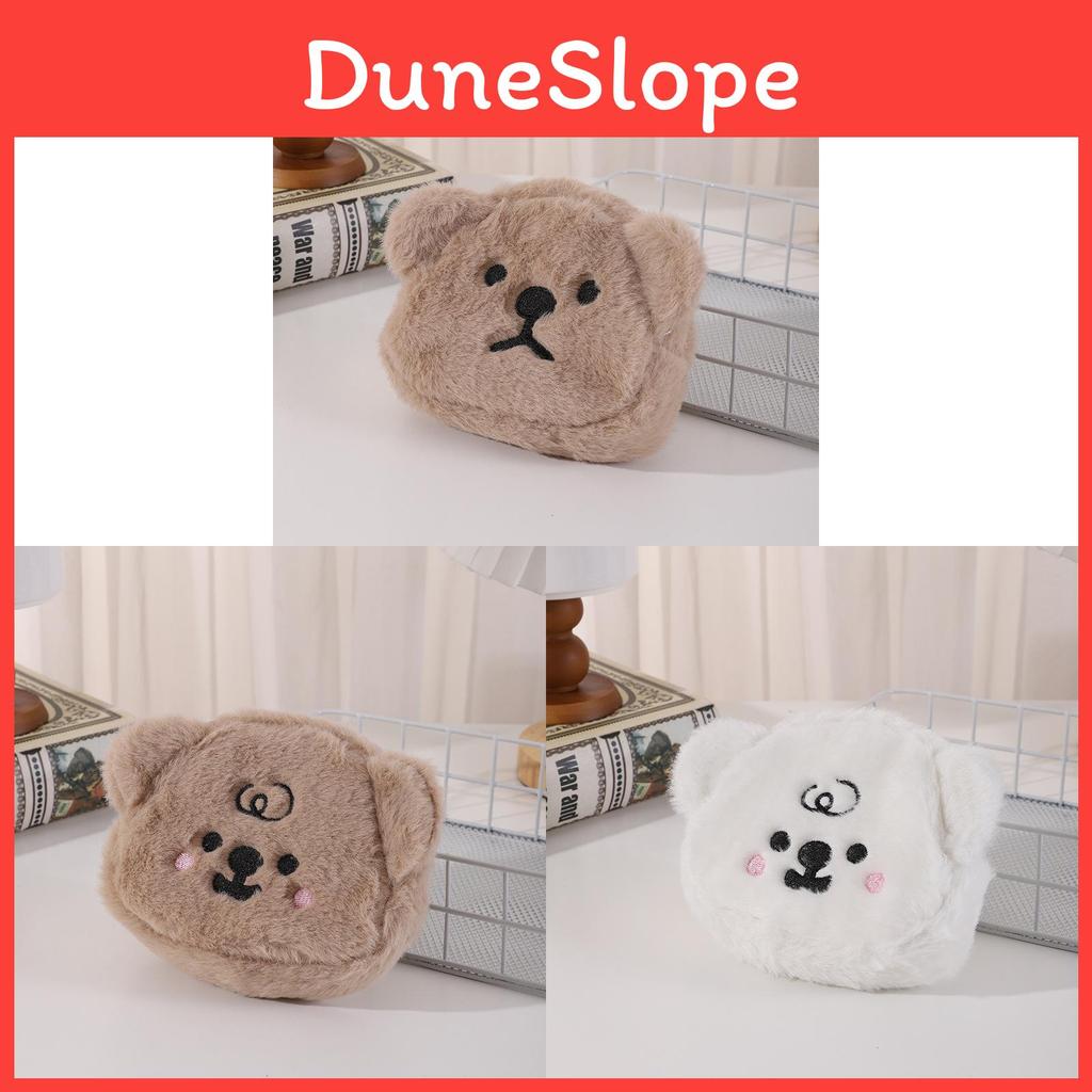 Plush Bear Coin Purse With Soft Fabric For Kids And Teens Gift Idea