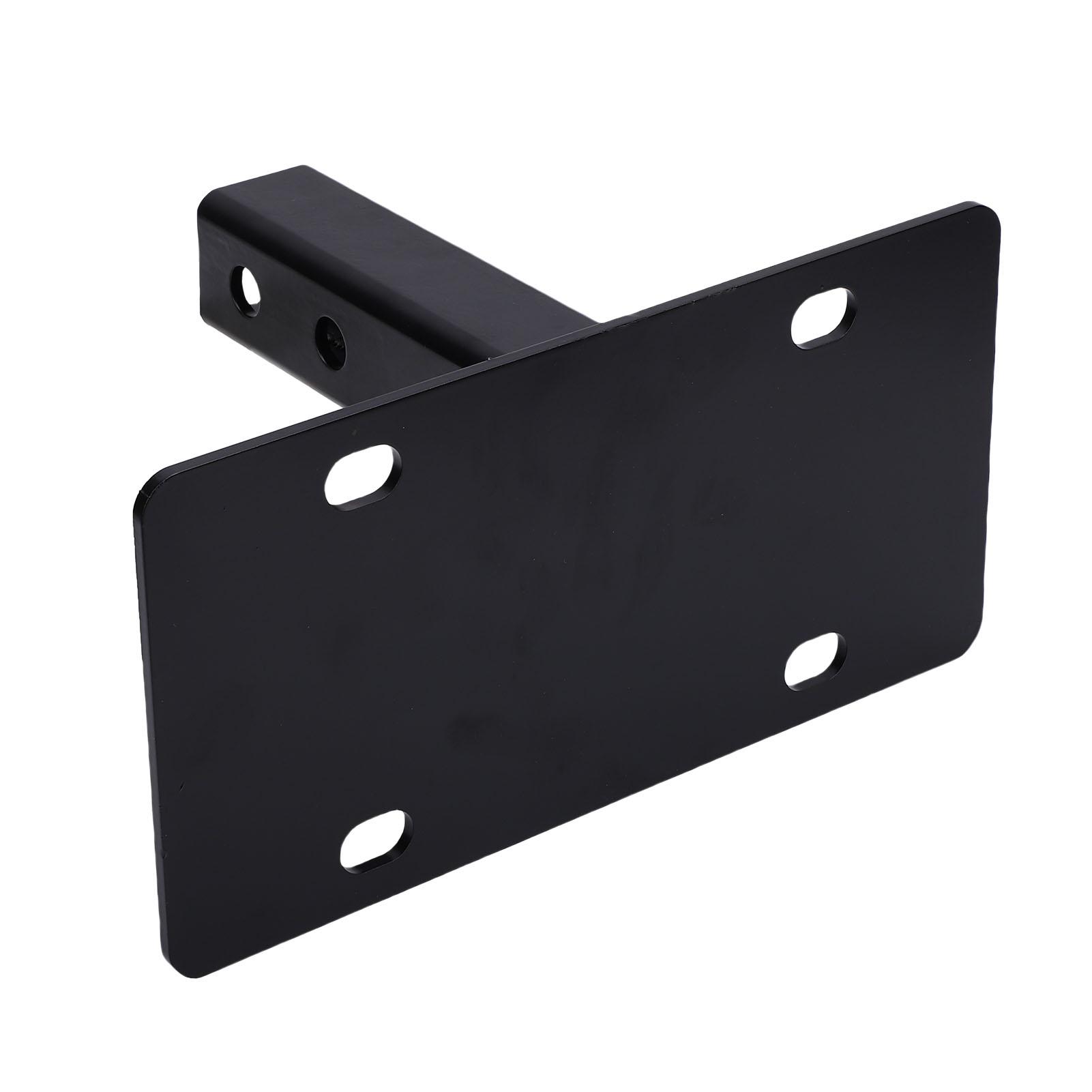 

Trailer Hitch License Plate Holder Steel Construction Universal Fit 2inch Hitch Receiver License Plate Mount for Trucks