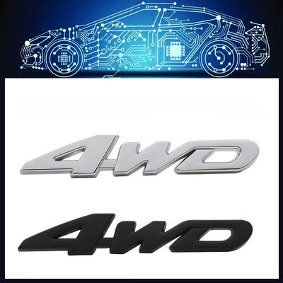 3D Premium 4WD Displacement for SUV Off-road All 4 Wheel Drive Car Hood Fender Trunk Rear Nameplate Decal Emblem Badge Sticker