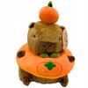 Capybara Plush Toy With Orange 25Cm