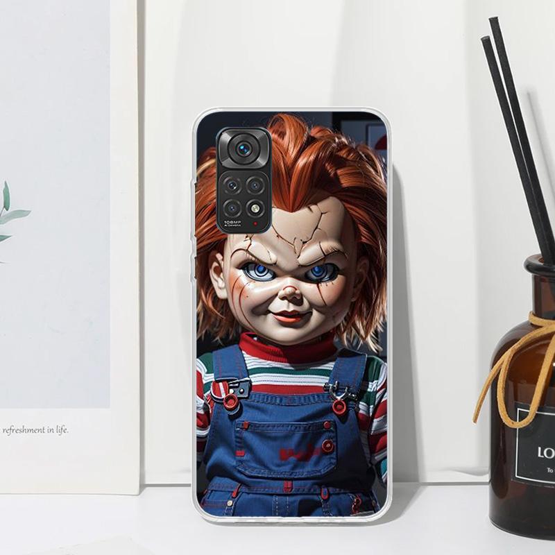 Chucky Doll Horror Movie Phone Case For Xiaomi Redmi Note 15 13 14S 14 Pro Plus 12S 11S 10S 12 11E 10 11T Art Fundas Back Cover