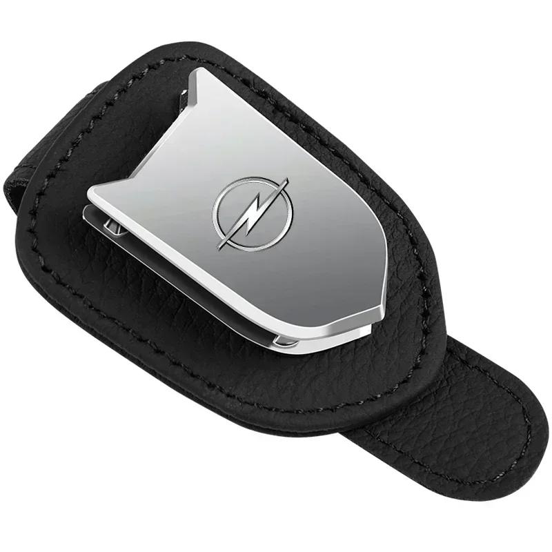 pzcr2 Car Sunglasses Holder Glasses Ticket Card Storage Clip For Opel Astra H G J Insignia Mokka Zafira Corsa Vectra C D Antara Combo