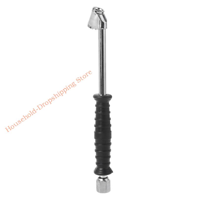 85AD Heavy Duty Dual for Head Tire Chuck Inflator Gauge Compressor Accessories 1/4" F