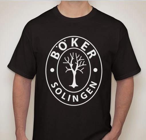 Boker Solingen German Dagger Tee Knife Sword maker Mark t-shirt M
