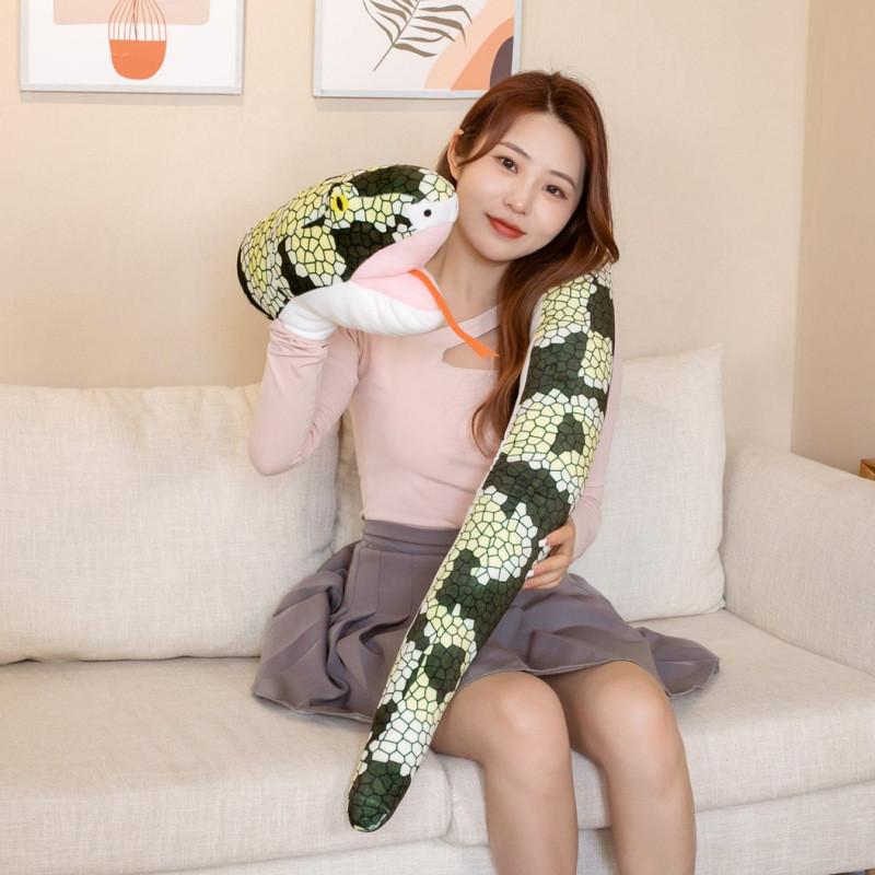 Glove Snake Playful Plush Toy Creative Comedy Design Kids Festive Gift Holiday