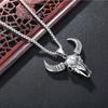 Personalized Vintage Evil Mount Satan Bull Head Demon Primate Titanium Steel Pendant Necklace