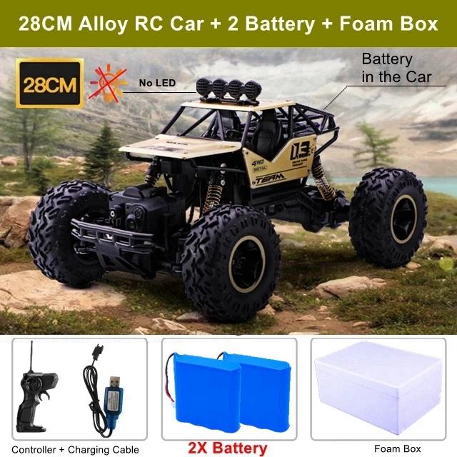 RC Car Remote Control Climbing Vehicle Outdoor All Terrain Off-road Trucks 4WD Racing Drift Cars Toy Gift for Kids Adults