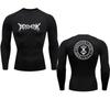 Anime Berserker Kompression T-shirt Männer Fitness Engen Langarm Sport T-shirt Training Jogging Shirts Gym Sport Schnell Trocknend