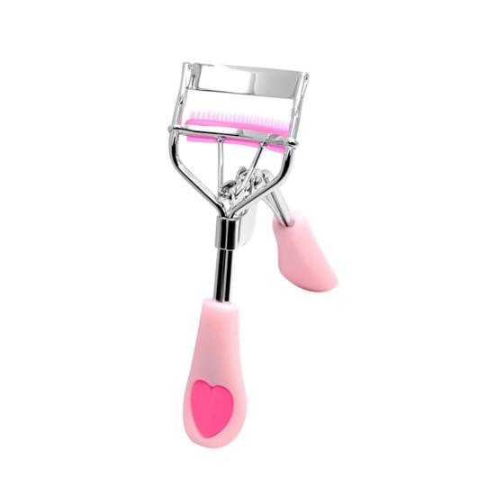 

Women Wide Angle Eyelash Carbon Steel Brush Comb Curler Make Up Cosmetics Tool рожевий