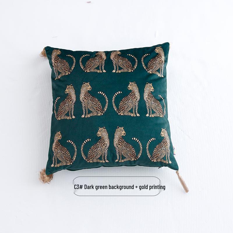 Digital Print Tassel Pillow Covers for Sofa Cushions