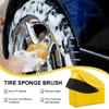 2pcs for Car Tire Dressing Applicator, Wheel Shine Sponge Reusable Tire Dressing Applicator Pad Auto Detailing Supplies