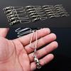 Lure Connecting 10 Pcs Fishing Bait Connecting Rings  Rolling Swivel with Snap Fishing Accessories