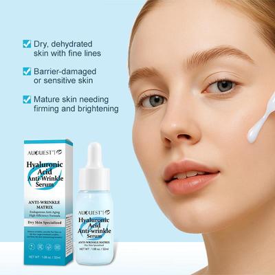 Hyaluronsäure Gesichtsserum Lang anhaltende Feuchtigkeitspflege Anti-Aging Nährende Gesichtsessenz Fältchenreduzierung Hautpflege
