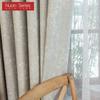 1PC Nuan Series Light Luxury Retro Solid-color Gray Fully Blackout Curtains for Bedroom Living Room Balcony Window for Home Decor