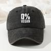 Fashion Letter Printed Baseball Cap Retro Washed Duck Cap High Quality Versatile Casual Fishing Hat