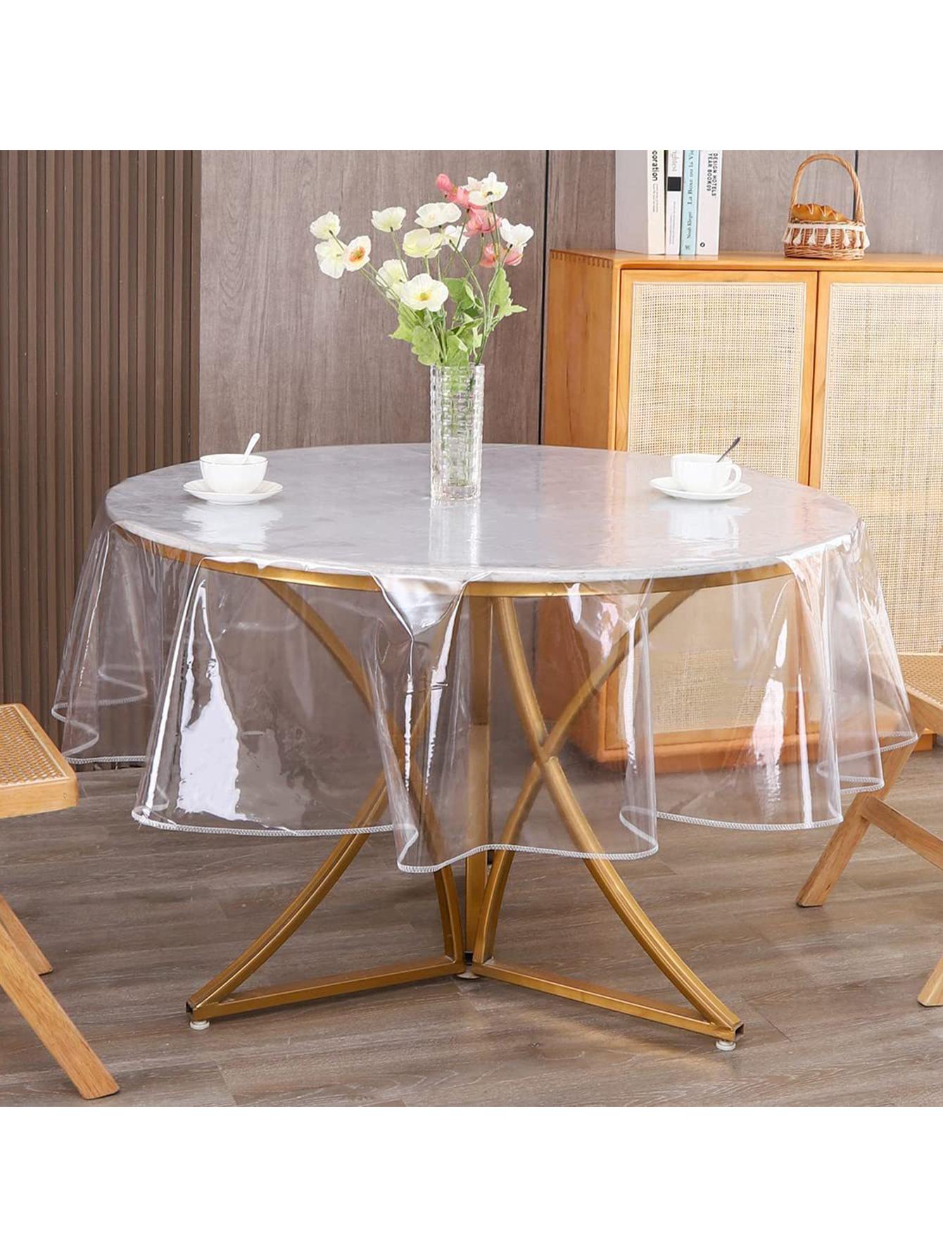 

1 шт. 54-дюймовая прозрачная пластиковая защитная скатерть, маслостойкая прозрачная скатерть, мебель кухня дом