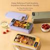 Portable Electric Lunch Box 1L Capacity Thermal Food Warmers Lunch Heating Box For Work School Camping And Home Use
