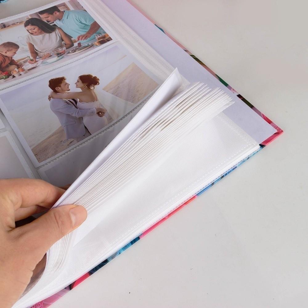 6 Zoll 500 Taschen Scrapbook-Album Laminierte Einsteck-Fotoalben Fotoaufbewahrung Aufbewahrung für Zuhause