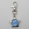 Star Pocket Watch Clock Keychain Zinc Alloy Trinkets Bag Charms Original Design Creative Pendant