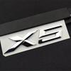 ABS Adhesive Matte Black Chrome Letter For Car Trunk BMW X5 Logo X5 Letters Stickers Emblem Badge E70 E53 F15 G05 Accessories