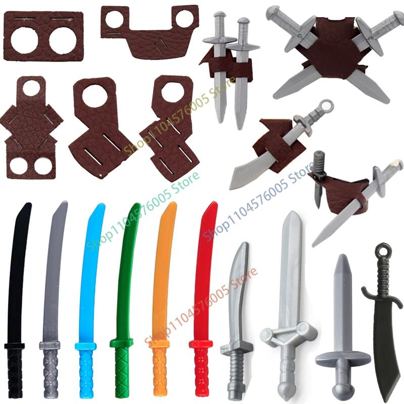 Średniowieczny Rzym Tarcza Budowlane Klocki Wojskowe Żołnierz Rzymski Wojownik Rycerz Postać Łucznik Fartuch Płaszcz Akcesoria Ceglany Zabawka Prezent