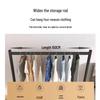 miflame Single Pole Floor Standing Clothes Rack