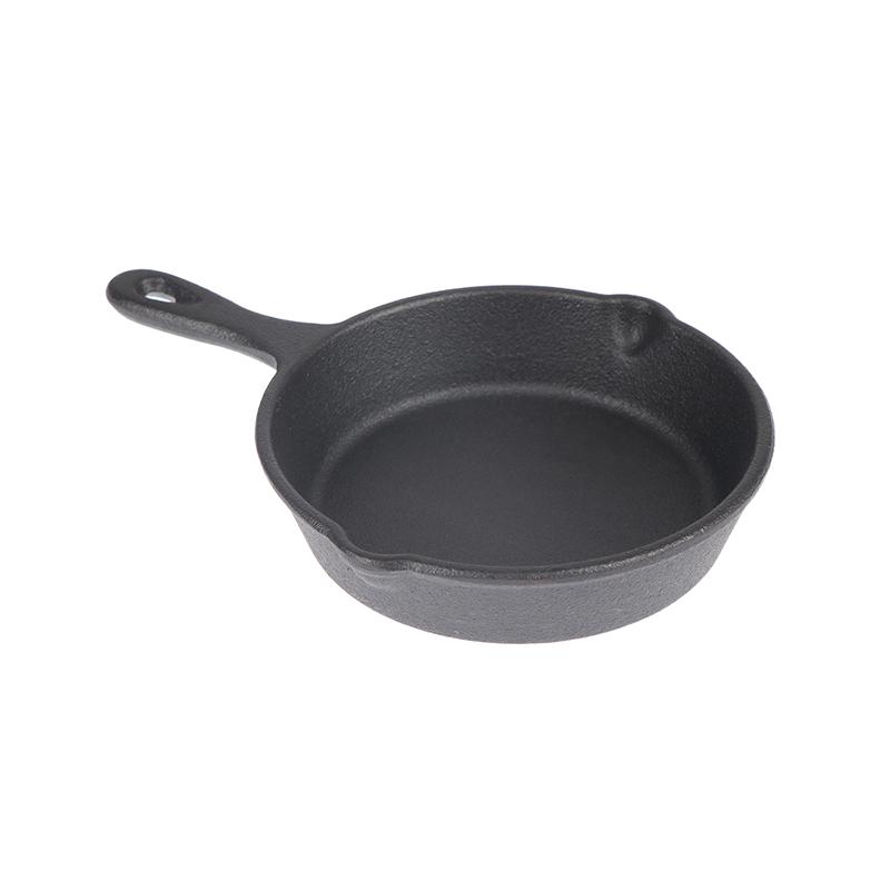 Mini Cast Iron Frying Pan Non-Stick Omelette Pan Portable Small Frying Pan Skillet With Double Drip-Spouts For Stove Oven