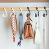 2Pc Plastic Hanging Storage Rack Multifunctional Anti-Damage Closet Rod Purse Handbag Hanger Hooks Handbag Organizer Wardrobe