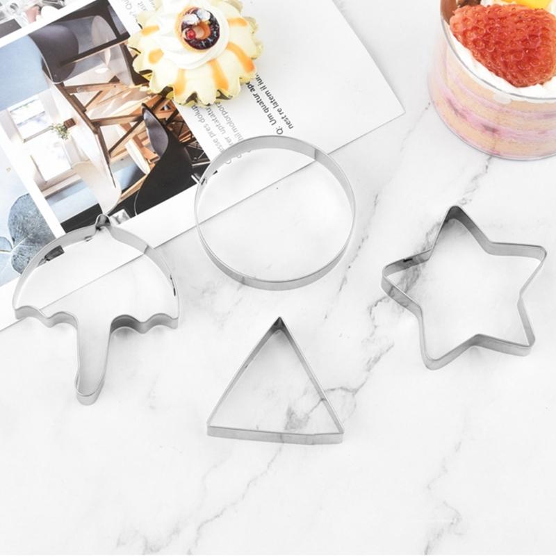 DIY Cookie Cutter Set Baking Tools Set Stainless Steel Biscuit Mold Set DIY Baking Supplies Perfect for Handmade Treats
