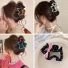 1Pc Fashion Dog Hair Clips Cute Puppy Contrast Color Scratching Clip High-End Painted Hair Accessories For Women